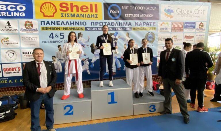 Πύργος: Ασημένιο μετάλλιο στο Πανελλήνιο Πρωτάθλημα Καράτε για τη Μαρίνα Παρασκευοπούλου