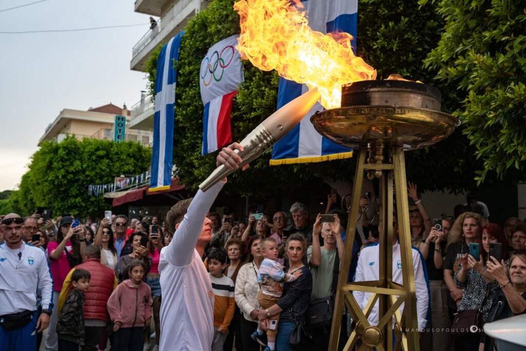 Πάνδημη Υποδοχή της Ολυμπιακής Φλόγας των ΧΧΧΙΙΙ Ολυμπιακών Αγώνων «Παρίσι 2024» στη Ζαχάρω